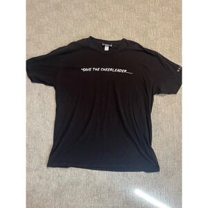 Vtg NBC Heroes TV Show Save the Cheerleader Save the World T-Shirt Black 2XL xxl
